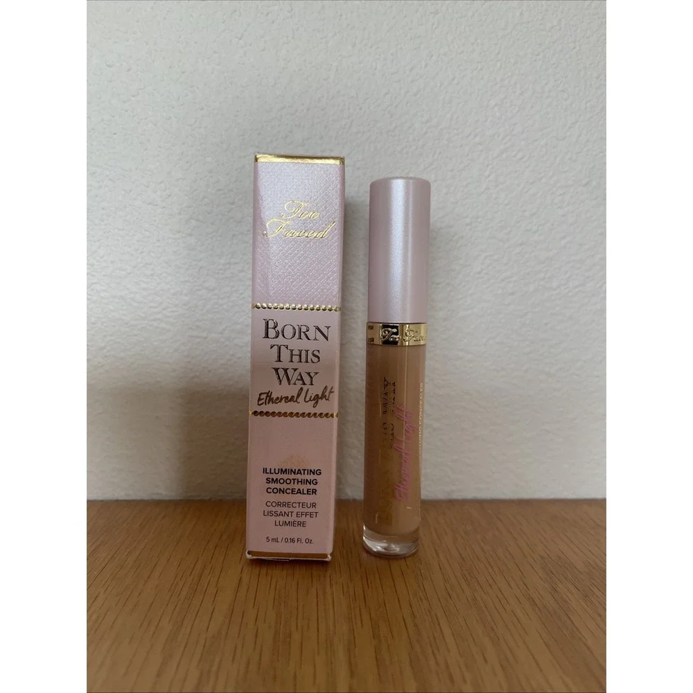 Too Faced Born This Way Ethereal Light Concealer #Biscotti Medium Golden New